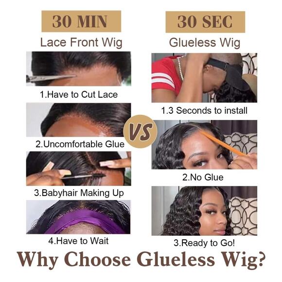 18 inch red brown number 33 body wave pre.Cut preplucked glueless lace front wig - Picture 9 of 13